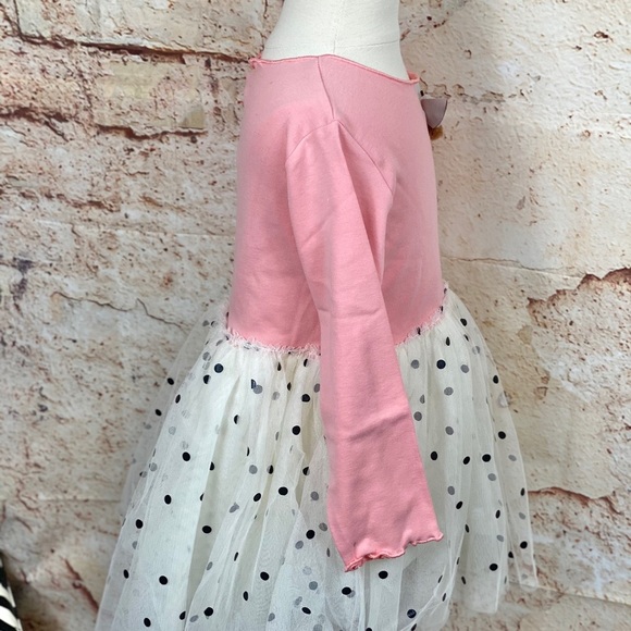 FIRM•BOUTIQUE NWT Pink Polka Dot Tulle Ballerina Dress LAST 1! - Picture 8 of 10